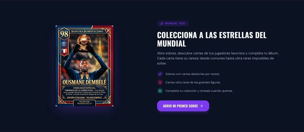 Colecciona a las estrellas del Mundial