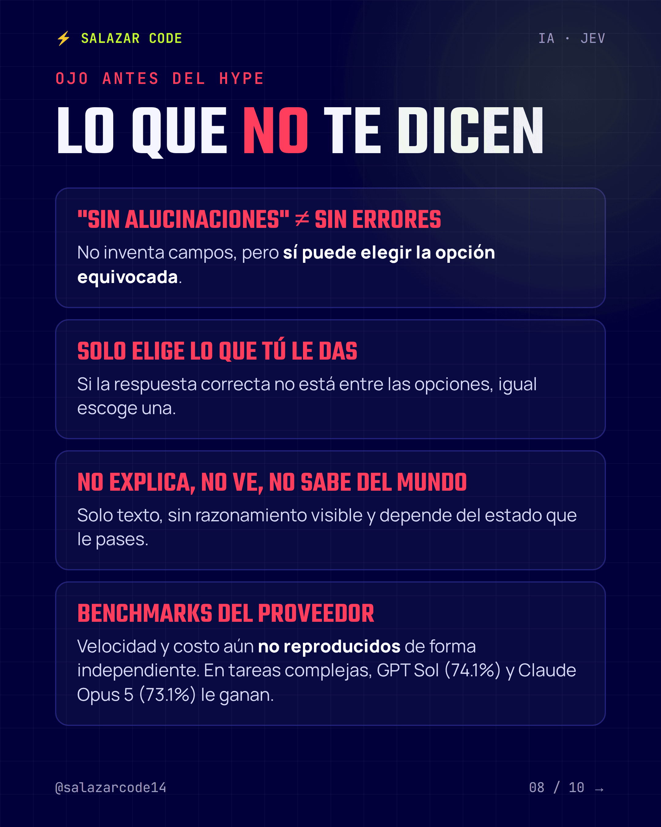 Lo que no te dicen: sin alucinaciones no significa sin errores