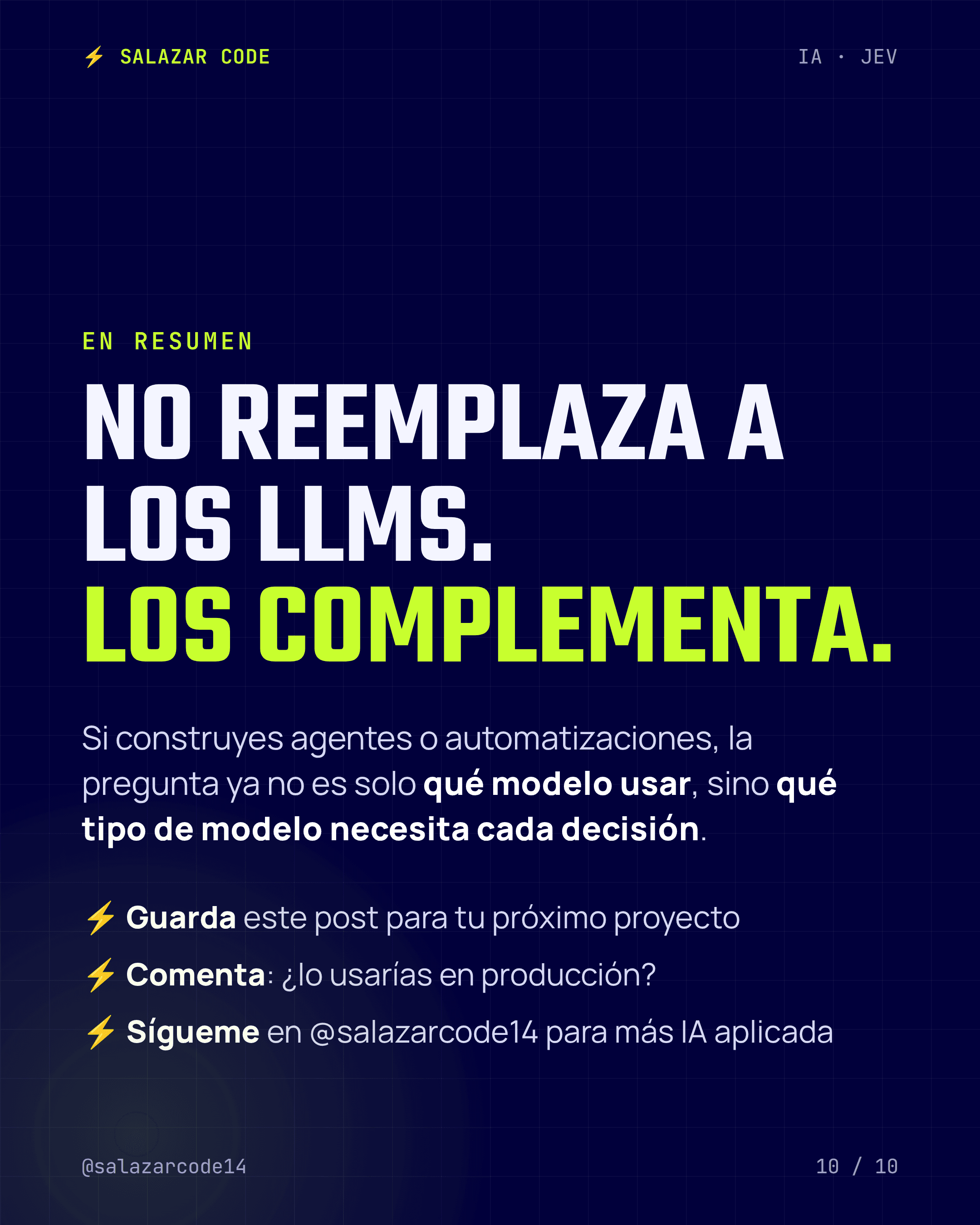 En resumen: Jev no reemplaza a los LLM, los complementa